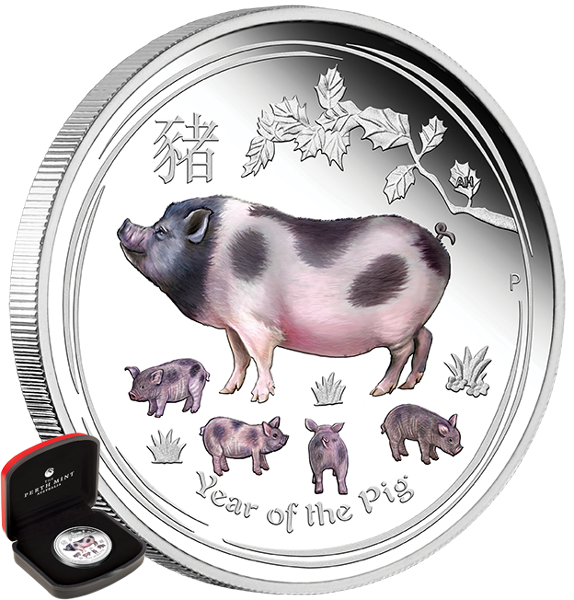 Монета с поросенком. Серебряная монета кабан. Монета год кабана 2019. Монеты с хрюшками гривны. Свинья монеты