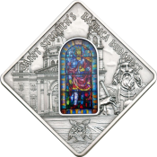 St Stephens Basilica Budapest 10 Dollars Palau 2014 Silver Coin