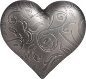Heart Shape Silver 2018 Coin CIT