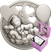 Lullaby Little Princess Silver Coin 1oz 5 dollars Cook Islands 2019
