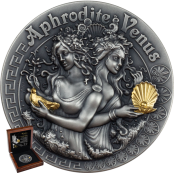 Aphrodite & Venus Two Goddesses of Love Silver Coin 2020