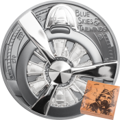 Airplane Propeller - Blue Skies Silver Coin 2020