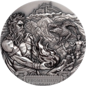 Prometheus 2020 Silver Coin with Ultra High Relief 20 Dollars Cook Islands