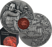 Templar-Treasures-Silver-Coin-2020-2000-francs-CFA-Cameroon