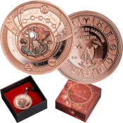 Zodiac-Aquarius-Silver-Coin-Pendant-Rose-Gold-Plated-in-Gift-Box-2021