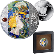 Baby Gustav Klimt Silver Coin 500 Francs CFA Cameroon 2021