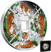 Year of the Tiger 2022 Quadrant Silver Coin Set